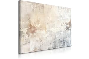 Muralo Canvastavla Abstrakt Betong Redo att Hängas - 100x70 cm