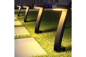 GEARLITE Solarlampen für Außen Garten, 4 Stück Stilvoll Solarleuchten für Außen Extrem Hell mit 1200 mAh Batterie, IP65 Wasserdicht Auto Ein/Aus Solarlampe Garten Deko für Rasen Terrasse Weg