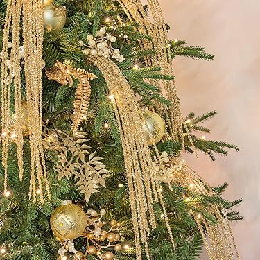 Kunstmatige dennentakken met kegels 48cm - Kerstdecoratie, dennentakken 3 stuks