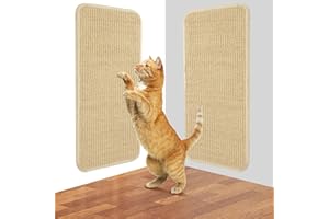 LCXCXY Tappetino Tiragraffi per Gatti, 2 pezzi di Tiragraffi Divano 50x25 cm. Tappeto Tiragraffi per Gatti in sisal, resistente all'usura e durevole. Tappeto Tiragraffi per proteggere divani, porte, mobili