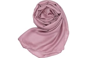 MAPIMANIA - Stola Elegante Donna Color per Cerimonia e Matrimonio, Scialle coprispalle estivo in raso 180x80, Sciarpa Copri spalle per abito