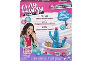 Cool MAKER Clay Your Way - Set di ceramiche per creare gioielli e accessori in argilla essiccante all'aria, a partire dagli 8 anni in su