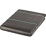 GardenMate 2mx10m Anti-Unkrautgewebe Unterbodengewebe Bändchengewebe UV stabil 100g/m²