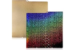 QIBIVFO Anycubic Druckplatte PEI+PEY Doppelseitig Texturiert 264×276 mm für Anycubic Kobra S1 / S1 Combo, Hochwertige Federstahl-Druckplatte, Exzellente Haftung, Flexible Oberfläche für PLA, PETG, ABS & TPU