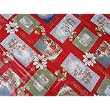 Tovaglia Rettangolare in Plastica Fantasia BABBO NATALE Misura 140x240 Novita' 2021!!!!