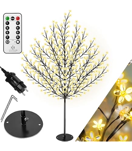 Esotec Solar Lichterzweige – 60 LEDs, 80 Cm Hoch, IP44 Wetterfest, Mit Erdspieß, Für Garten & Balkon