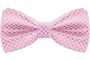 BomGuard noeud papillon enfant garçon bébé,noble à petits carreaux à pois lié à motifs