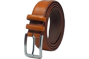 Ashford Ridge Ceinture en cuir à double boucle pour homme 33 mm