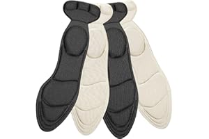 WLLHYF 2 pary wkładek do butów na wysokim obcasie, oddychające podkładki gąbkowe, wkładki do stóp z uchwytami na pięcie, antypoślizgowe wkładki na wysokim obcasie dla kobiet, luźne buty, lepszy