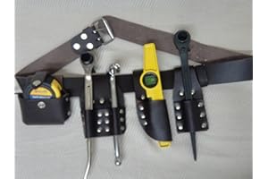BBI LTD New Edition Scaffolding Leather Tool Belt 5 in 1 Edition - 4 PCS Tools Included