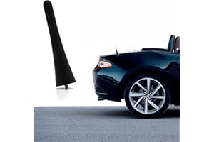 MAOERYAN Mât d'antenne court en aluminium compatible avec Ford Mustang Convertible 2015, 2016, 2017, 2018, 2019, 2020, 2021, 2022, 2023