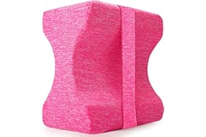 SOMLAW poduszka na kolana do spania na boku, poprawia jakość snu, ortopedyczna poduszka na nogi z pianki memory, ergonomiczna poduszka pod kolana, wspiera nogi, kolana, biodra, plecy oraz jest