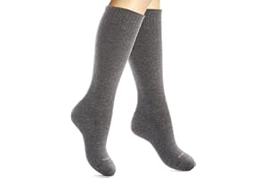 SocksLane Cotton Compression Socks for Women & Men. 15-20 mmHg Support Knee-High