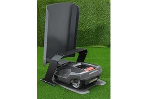 KYPOS Garage copristazione universale per riparo di robot rasaerba a ricarica frontale o posteriore - modello "PRO" con coperchio ribaltabile (BIG)