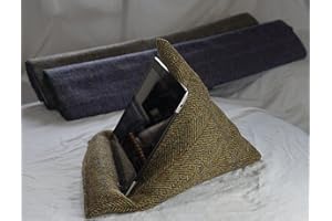 THE LOOMSHACK HARRIS TWEED COLLECTION Authentic Harris Tweed Harris Tweed ipad Bean bag - e-book reader Stand - Tablet pillow support beanbag Sack - ref. 06 also for samsung Tab s, Tab s2, and sony Z2
