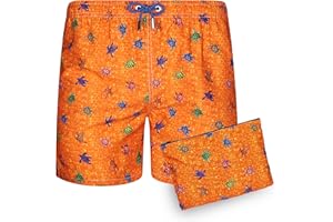 Blue coast yachting Costume da Bagno Uomo Stampato asciugato rapido