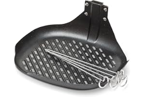 VERSUNI Philips HD9941/00 Kit grill pour Aifryer (poêle et brochettes) Noir/acier inoxydable