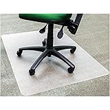 Dawsons Living Polymer Office Floor Protector - Unrolled Chair Mat Suitable for Medium Pile Carpet Floors - Non Slip - 90cm x