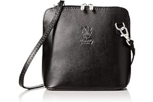 Craze London Genuine Vera Pelle Women Cross body Italian Leather Small Mini Shoulder Bag Handbag