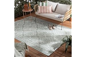 ‎FRAAI | HOME & LIVING FRAAI | Home & Living In- & Outdoor Teppich - Summer Oriental Grün - Wetterfest - Polypropylen - Flachgewebe - Balkon, Garten/Terrasse - Terrasse - Rug