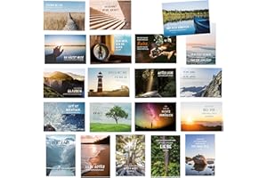 ‎KIPITAN Kipitan 20 Postkarten Set zum Thema GLAUBEN - mit Sprüchen und Bibel-Zitaten: Jede Karte ein christlicher Zitat/Spruch