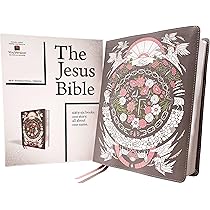 Buy The Jesus Bible Artist Edition, NIV, Leathersoft, Gray Floral