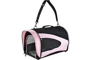 Mool Lightweight Fabric Pet Carrier Crate for Dogs, Cats or Small Animals