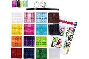 ‎PANDURO Panduro Pixel Hobby XL Bastelset Box - Pixel Bastelkoffer für Kinder ab 6 Jahre mit Schlüsselanhänger