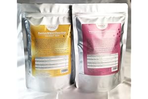 CHOCO SECRETS | Chips di Cioccolato al Gold e Ruby, 2 x 1000g | Ideale da Scogliere per Fontana di Cioccolato o Fonduta | Gocce di Cioccolato Belga di Qualità | in una busta stand-up richiudibile