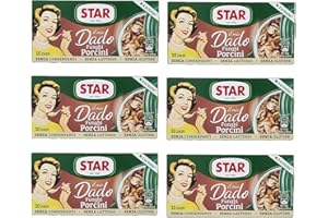 6X Star dadi Porcini Mushroom Stock Cubes 100 g (Pack of 6)