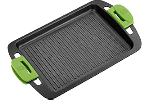 BRA Plancha Asar, Negro, con recubrimiento antiadherente, 40 cm
