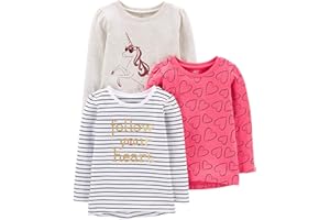 Simple Joys by Carter's Mädchen T-Shirt-Set (3er Pack)