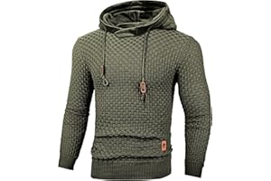 TARAINYA Sudaderas Hombres con Capucha Jersey Hoodies Pullover Sweatshirt Manga Larga Casual