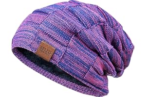 REDESS Beanie Hat for Men Winter Warm Hats Knit Slouchy Thick Skull Cap