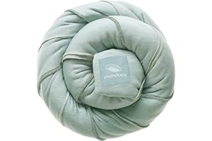 manduca Sling - Fasciatoio Neonato - Marsupio Elastico e per neonati dalla nascita fino a 15 kg - Puro cotone biologico - Certificato GOTS,Mint