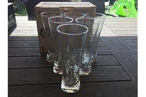 lot de 6 verres a bière long tube Carlsberg 25cl
