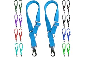 Majestic Ally Pack of 2 Horse Water Bucket Strap Hangers - Adjustable 18 to 30 length for Indoor or Outdoor Use