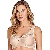 Miss Mary of Sweden Broderie Anglaise Women's Non-Wired Comfort Cotton Bra Gift for her, Gift for Women