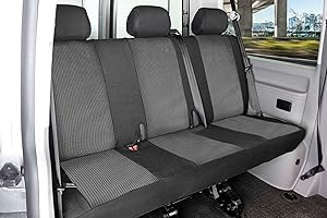 ‎WALSER Walser Transporter Sitzbezüge Universalgröße, Autoschonbezug für 3er Bank + 3 Kopfstützenbezüge, Auto Sitzbezüge aus Premium Jacquard, 3er Bankbezug Transporter, Auto Sitzauflagen für Van