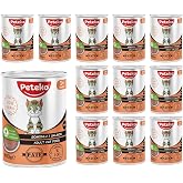 Peteko Yetişkin Kedi Somonlu Pate 400 Gr x 12 adet