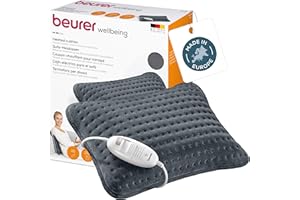 Beurer HK 48 Cosy Sofa Heating Pad with Rapid Heating, 3 Illuminated Temperature Settings and Automatic Shut-Off, Extra Soft Reversible Cushion, 40x30 cm (Pack of 1)