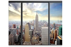 FOTOMURALE Papier peint murando intissé 250x175 cm Décoration Murale XXL Poster Tableaux Muraux Tapisserie Photo Trompe l'oeil New York 10110904-12