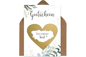 ‎OWLBOOK OWLBOOK Rubbelkarten zum selber beschriften - Gutschein - Rubbellos für eigenen Text | Geschenke für Frauen Geburtstag Weihnachten | Weihnachtsgeschenke für Frauen | Geschenk Gutschein