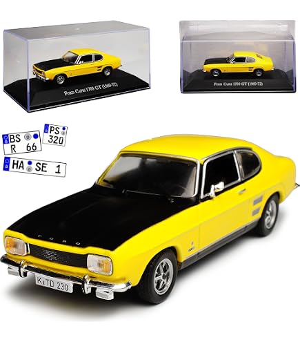 Modellino Auto Bburago 1/24 Ford Capri Injection 1982 Silver