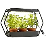 Northpoint Design LED Pflanzenleuchte Kräutergarten Innengarten Gewächslampe Metallgestell 14W 1000 Lumen Timer Industrial-Lo