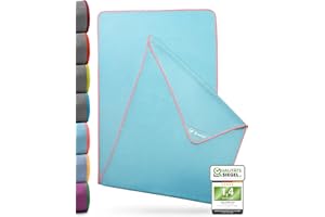 ‎NIRVANASHAPE NirvanaShape Yoga Handtuch rutschfest | Hot Yoga Towel mit Antirutsch-Noppen | hygienische Yogatuch-Auflage für Yogamatte [ 185 x 63 cm ]