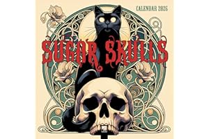 Sugar Skulls – Totenköpfe aus Zucker 2026 – Original Flame Tree Publishing-Kalender [Kalender] (Wall-Kalender)