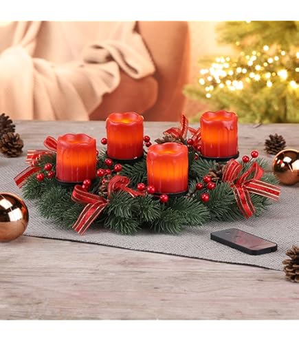 3er Weidekranz Ampelschmuck - Dekokranz Für Jahreszeiten Deko