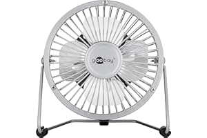 Goobay USB Desk Fan – USB Desk Fan – Provides A Fresh Wind on the desk