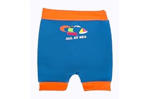 SwimBest Swim Nappy/Shorts - Soft Snug Fitting Swim Nappy, Ages 3-24 Months (All at Sea, 9-12 mths (Pack of 1))